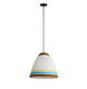 Brown and White Pendant E27 60W 350mm Brown and White Pendant E27 60W 350mm
